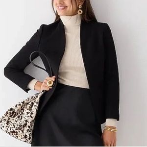 J. Crew 365 Black Going Out Stretch Twill Blazer - 00